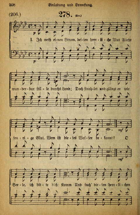Gesangbuch der Bischöflichen Methodisten-Kirche: in Deutschalnd und der Schweiz page 206