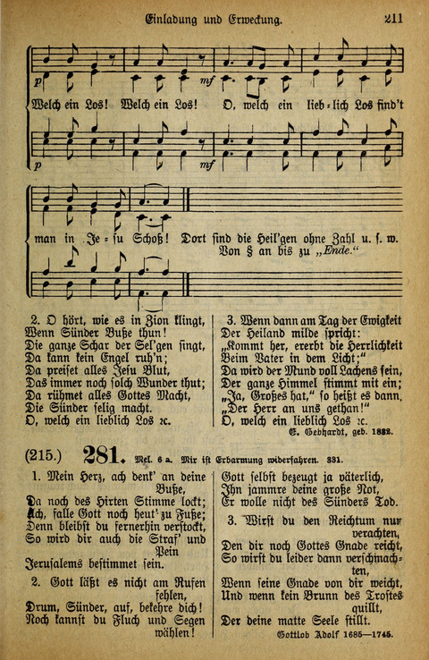 Gesangbuch der Bischöflichen Methodisten-Kirche: in Deutschalnd und der Schweiz page 209