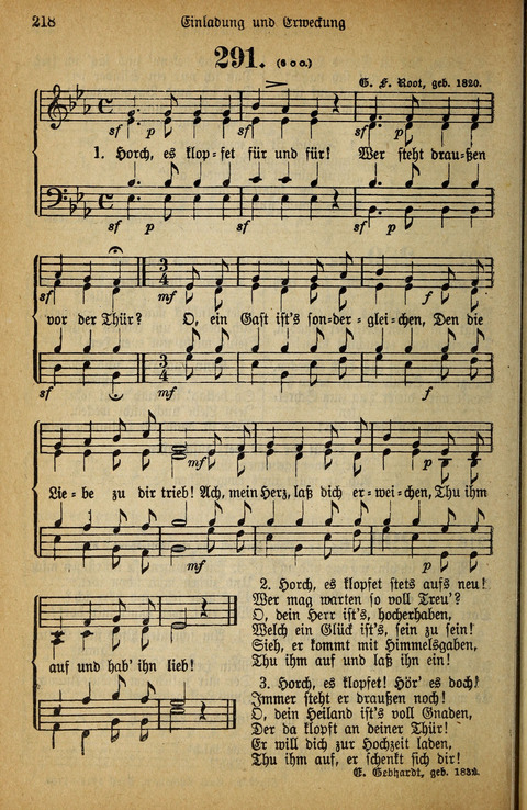 Gesangbuch der Bischöflichen Methodisten-Kirche: in Deutschalnd und der Schweiz page 216