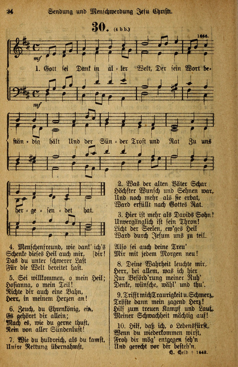 Gesangbuch der Bischöflichen Methodisten-Kirche: in Deutschalnd und der Schweiz page 24