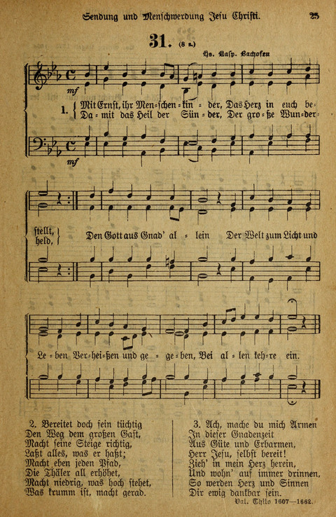 Gesangbuch der Bischöflichen Methodisten-Kirche: in Deutschalnd und der Schweiz page 25