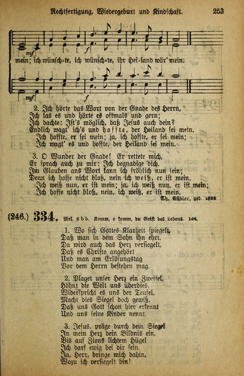 Gesangbuch der Bischöflichen Methodisten-Kirche: in Deutschalnd und der Schweiz page 253