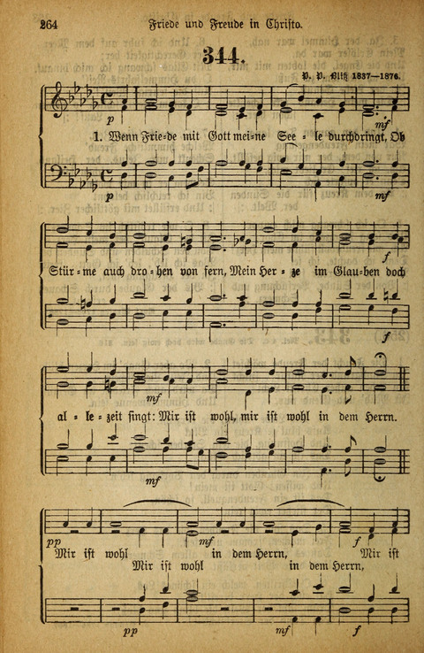 Gesangbuch der Bischöflichen Methodisten-Kirche: in Deutschalnd und der Schweiz page 264