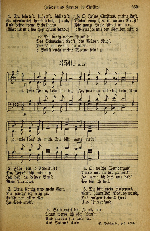 Gesangbuch der Bischöflichen Methodisten-Kirche: in Deutschalnd und der Schweiz page 269