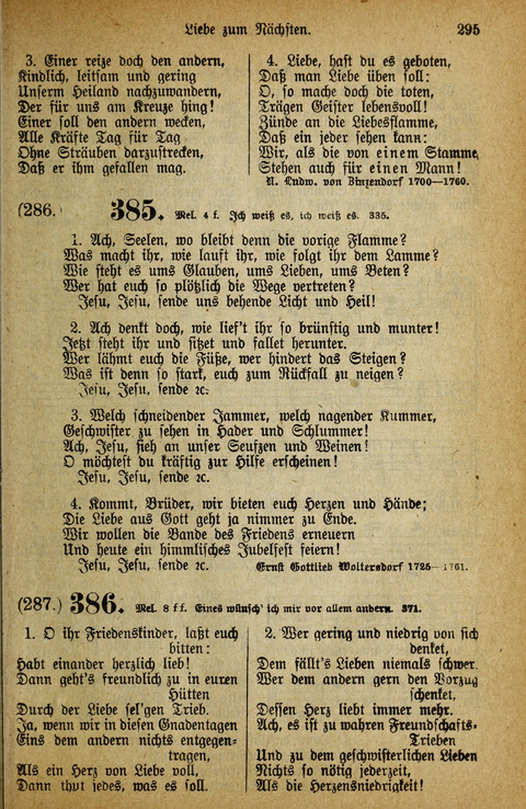 Gesangbuch der Bischöflichen Methodisten-Kirche: in Deutschalnd und der Schweiz page 295