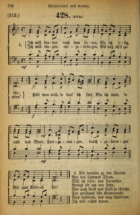 Gesangbuch der Bischöflichen Methodisten-Kirche: in Deutschalnd und der Schweiz page 326