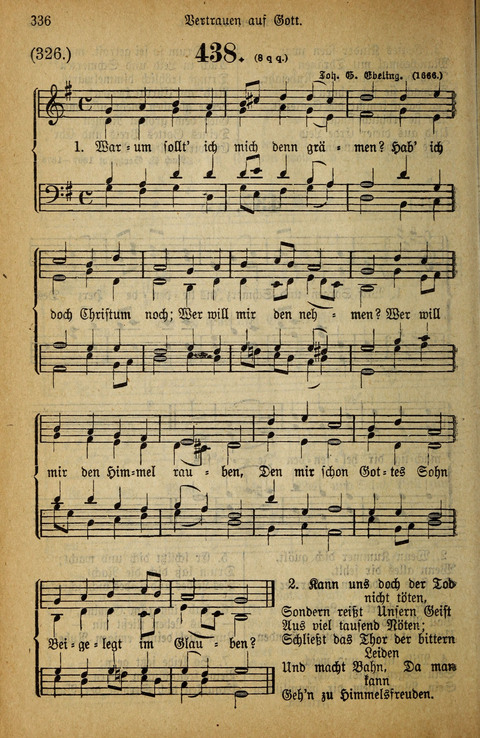 Gesangbuch der Bischöflichen Methodisten-Kirche: in Deutschalnd und der Schweiz page 336