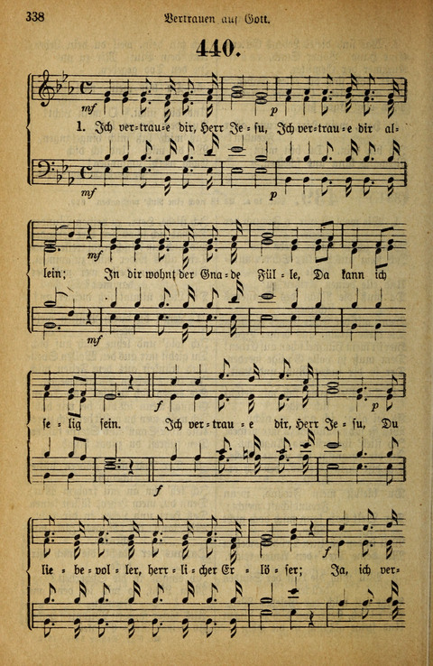 Gesangbuch der Bischöflichen Methodisten-Kirche: in Deutschalnd und der Schweiz page 338