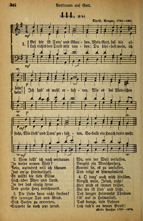 Gesangbuch der Bischöflichen Methodisten-Kirche: in Deutschalnd und der Schweiz page 342