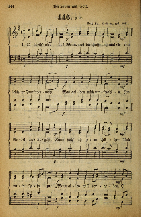 Gesangbuch der Bischöflichen Methodisten-Kirche: in Deutschalnd und der Schweiz page 344