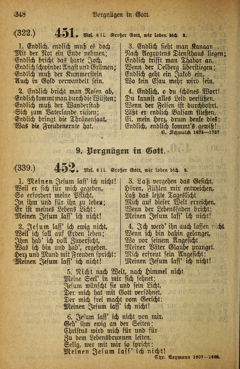 Gesangbuch der Bischöflichen Methodisten-Kirche: in Deutschalnd und der Schweiz page 348