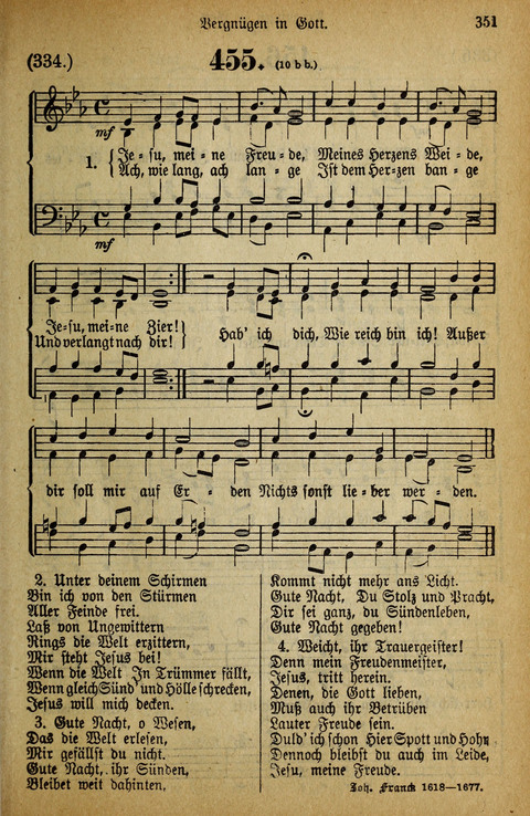 Gesangbuch der Bischöflichen Methodisten-Kirche: in Deutschalnd und der Schweiz page 351