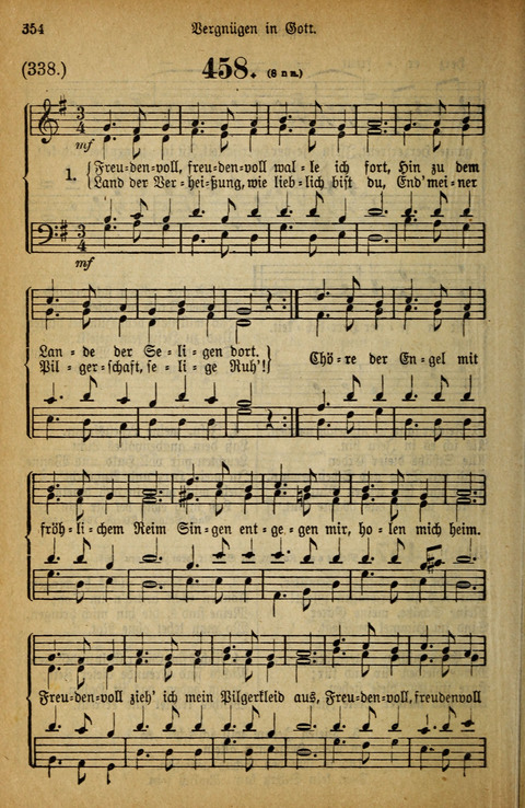 Gesangbuch der Bischöflichen Methodisten-Kirche: in Deutschalnd und der Schweiz page 354