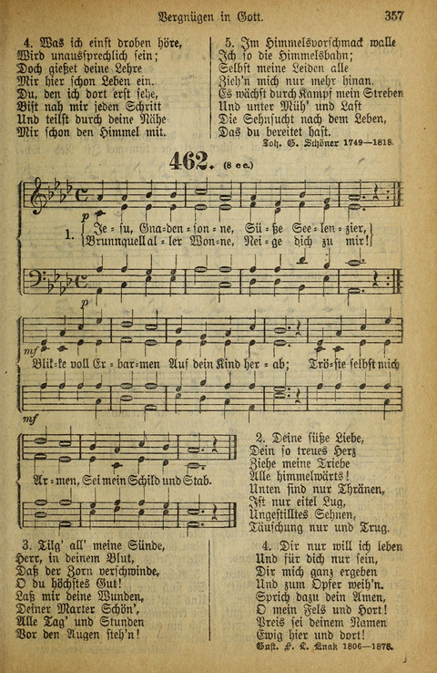 Gesangbuch der Bischöflichen Methodisten-Kirche: in Deutschalnd und der Schweiz page 357