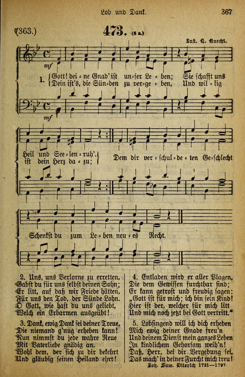 Gesangbuch der Bischöflichen Methodisten-Kirche: in Deutschalnd und der Schweiz page 367
