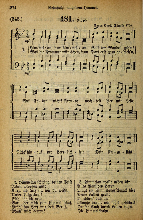 Gesangbuch der Bischöflichen Methodisten-Kirche: in Deutschalnd und der Schweiz page 374