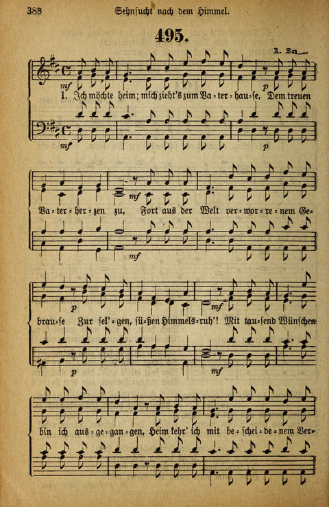 Gesangbuch der Bischöflichen Methodisten-Kirche: in Deutschalnd und der Schweiz page 388