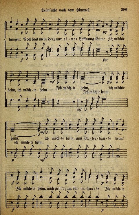 Gesangbuch der Bischöflichen Methodisten-Kirche: in Deutschalnd und der Schweiz page 389