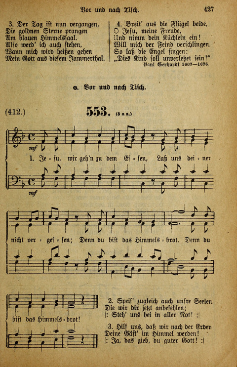 Gesangbuch der Bischöflichen Methodisten-Kirche: in Deutschalnd und der Schweiz page 427