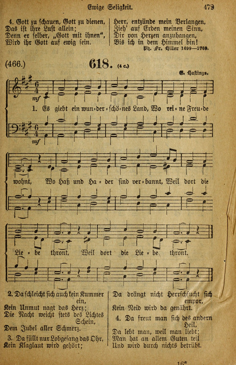 Gesangbuch der Bischöflichen Methodisten-Kirche: in Deutschalnd und der Schweiz page 479