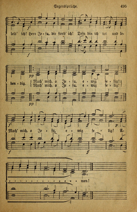 Gesangbuch der Bischöflichen Methodisten-Kirche: in Deutschalnd und der Schweiz page 495
