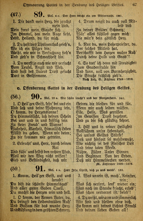 Gesangbuch der Bischöflichen Methodisten-Kirche: in Deutschalnd und der Schweiz page 65