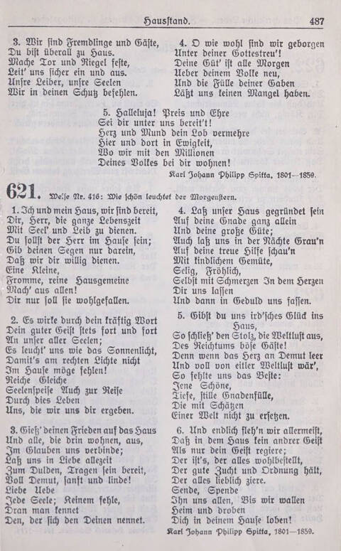 Gesangbuch der Bischöflichen Methodistenkirche: für die Gemeinden deutscher Zunge in Europa page 487