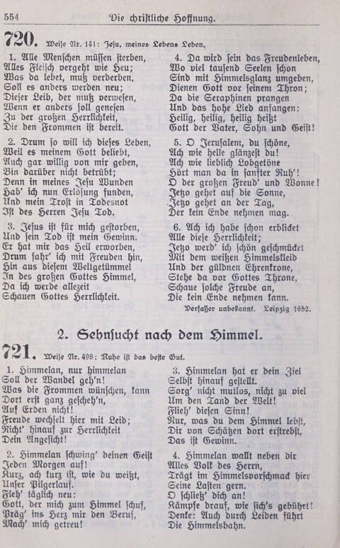 Gesangbuch der Bischöflichen Methodistenkirche: für die Gemeinden deutscher Zunge in Europa page 554