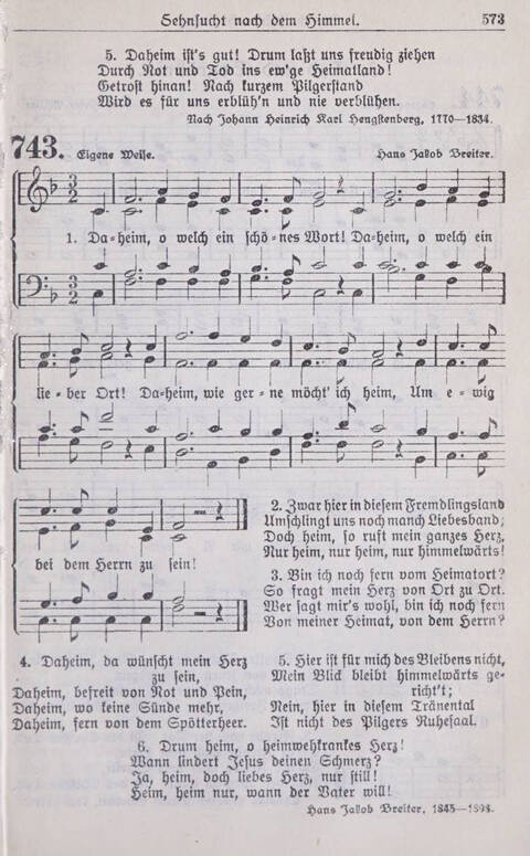 Gesangbuch der Bischöflichen Methodistenkirche: für die Gemeinden deutscher Zunge in Europa page 573