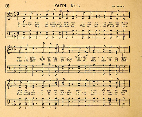 Gospel Chimes: a collection of new and standard songs and hymns for Sunday-schools and religious meetings page 38