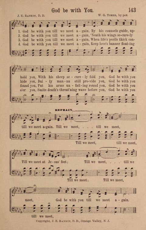 The Glorious Cause: a Collection of Songs, Hymns and Choruses for Earnest Temperance Workers page 143