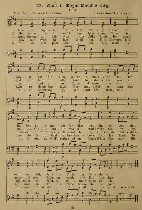 Gems of Christmas Song: a collection of old Christmas carols and hymns for use year after year in the home and at Christmas festivals page 24