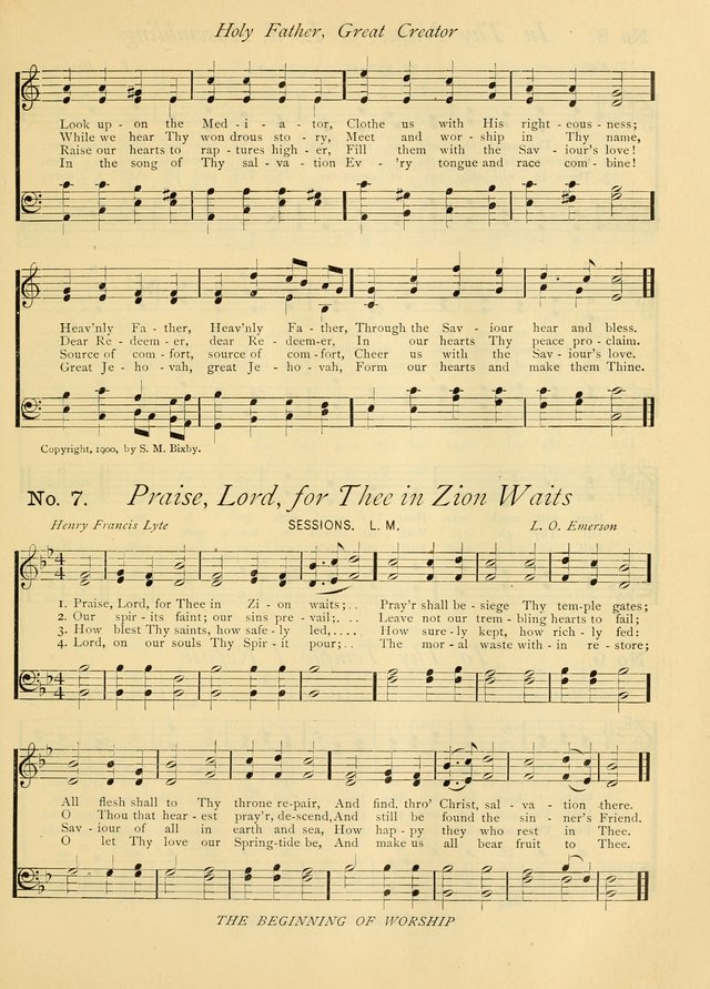 Gloria Deo: a Collection of Hymns and Tunes for Public Worship in all Departments of the Church page 5