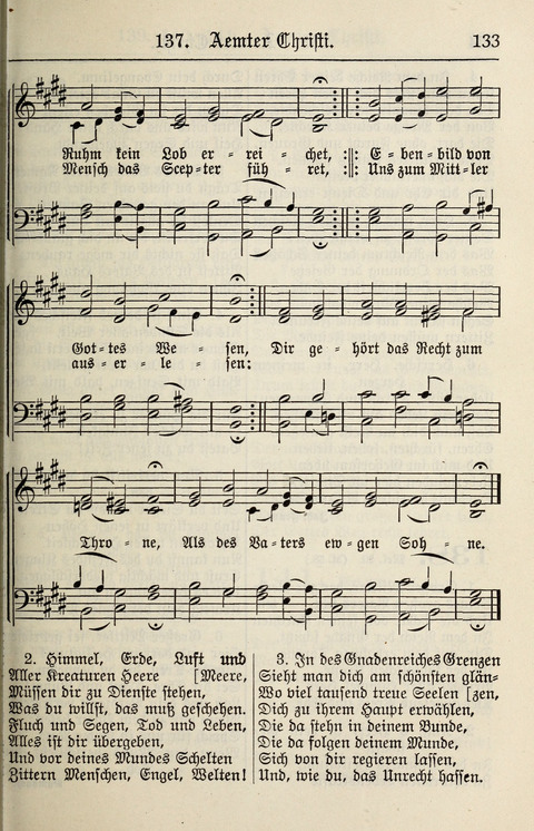Gesangbuch für deutsche Gemeinden: enthaltend Psalmen und geistliche Lieder für öffentlichen und häuslichen Gottesdienst page 133