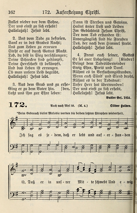 Gesangbuch für deutsche Gemeinden: enthaltend Psalmen und geistliche Lieder für öffentlichen und häuslichen Gottesdienst page 162