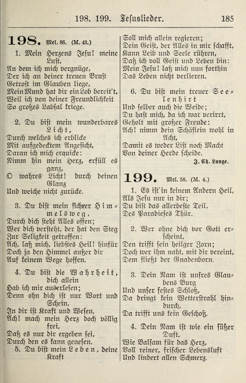 Gesangbuch für deutsche Gemeinden: enthaltend Psalmen und geistliche Lieder für öffentlichen und häuslichen Gottesdienst page 185