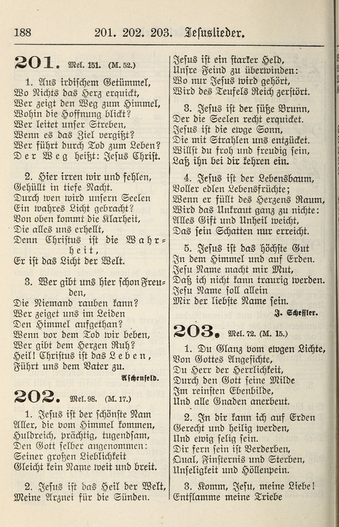 Gesangbuch für deutsche Gemeinden: enthaltend Psalmen und geistliche Lieder für öffentlichen und häuslichen Gottesdienst page 188