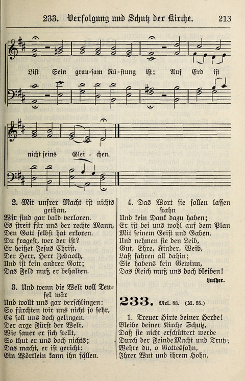 Gesangbuch für deutsche Gemeinden: enthaltend Psalmen und geistliche Lieder für öffentlichen und häuslichen Gottesdienst page 213