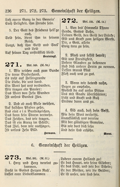 Gesangbuch für deutsche Gemeinden: enthaltend Psalmen und geistliche Lieder für öffentlichen und häuslichen Gottesdienst page 236