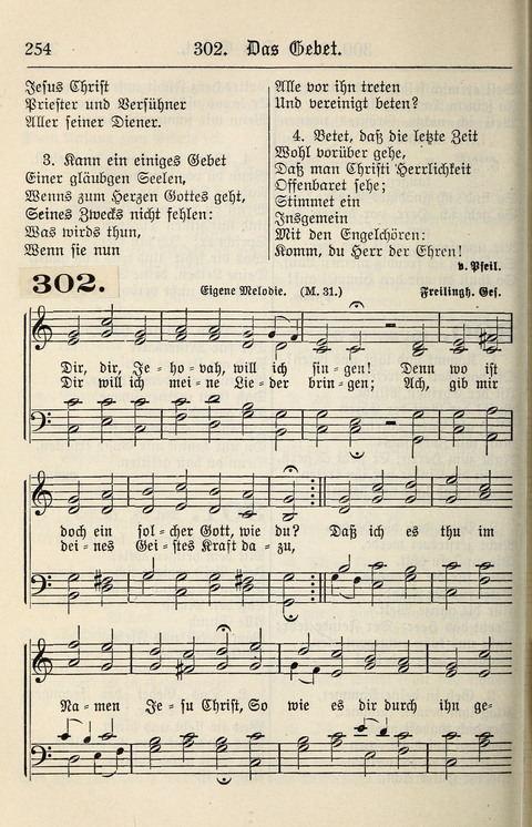 Gesangbuch für deutsche Gemeinden: enthaltend Psalmen und geistliche Lieder für öffentlichen und häuslichen Gottesdienst page 254