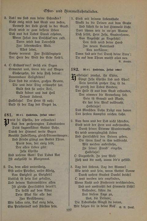 Gesangbuch der Evangelischen Gemeinschaft: für öffentlichen und häuslichen Gottesdient page 127