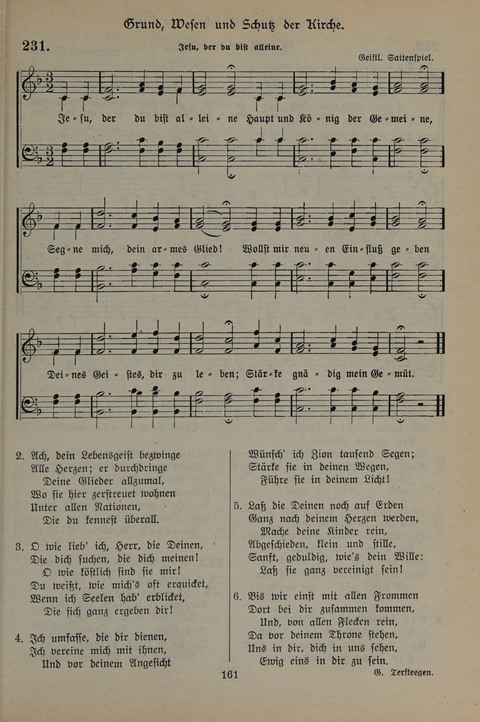 Gesangbuch der Evangelischen Gemeinschaft: für öffentlichen und häuslichen Gottesdient page 161