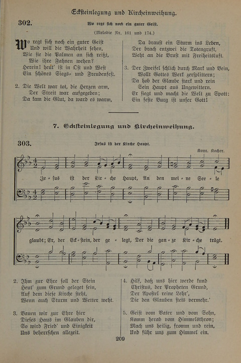 Gesangbuch der Evangelischen Gemeinschaft: für öffentlichen und häuslichen Gottesdient page 209