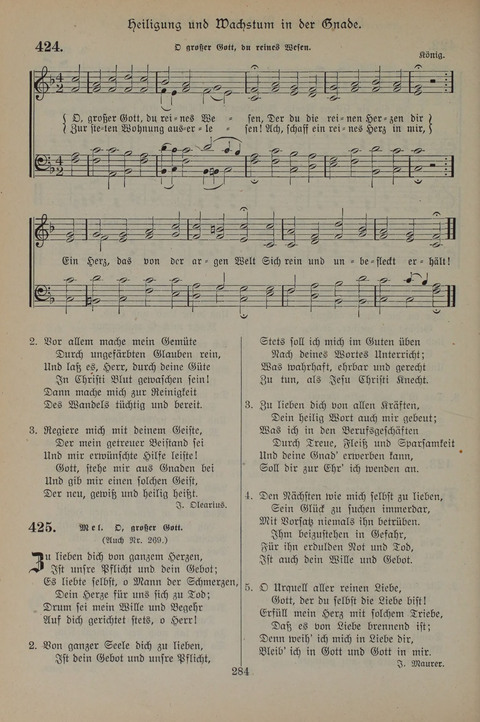 Gesangbuch der Evangelischen Gemeinschaft: für öffentlichen und häuslichen Gottesdient page 284