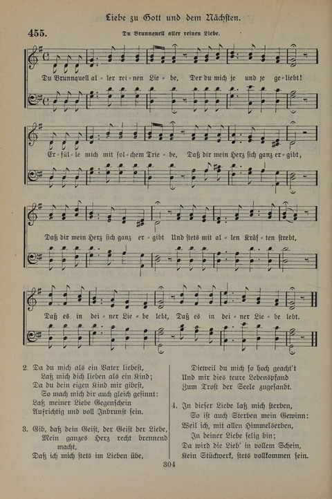 Gesangbuch der Evangelischen Gemeinschaft: für öffentlichen und häuslichen Gottesdient page 304