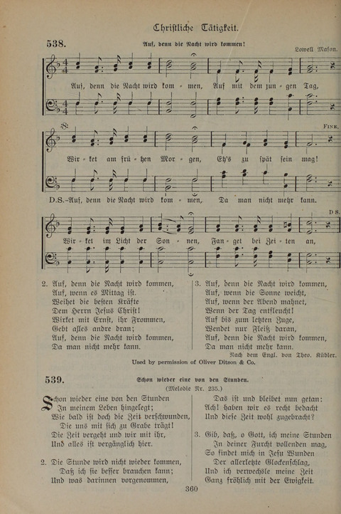 Gesangbuch der Evangelischen Gemeinschaft: für öffentlichen und häuslichen Gottesdient page 360