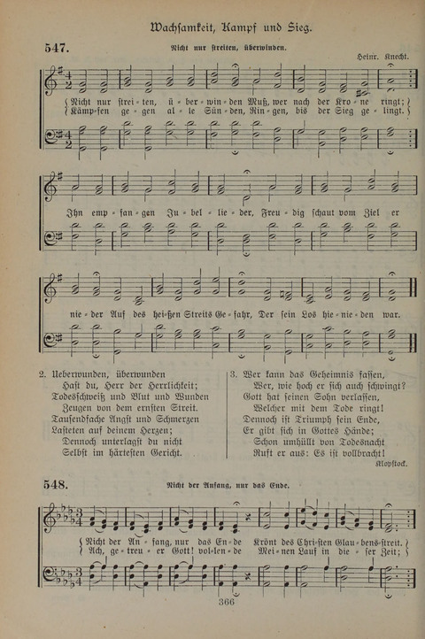 Gesangbuch der Evangelischen Gemeinschaft: für öffentlichen und häuslichen Gottesdient page 366