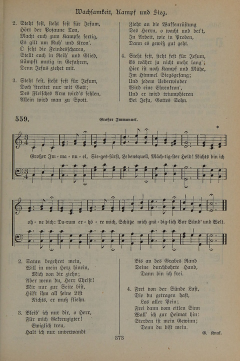 Gesangbuch der Evangelischen Gemeinschaft: für öffentlichen und häuslichen Gottesdient page 373