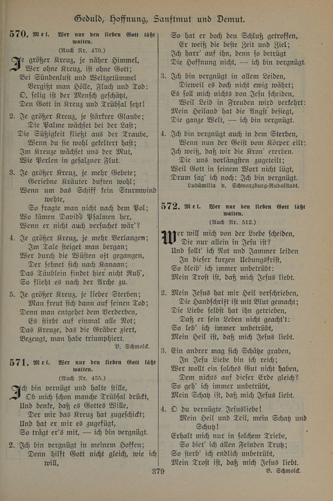 Gesangbuch der Evangelischen Gemeinschaft: für öffentlichen und häuslichen Gottesdient page 379