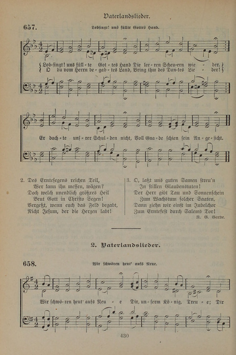 Gesangbuch der Evangelischen Gemeinschaft: für öffentlichen und häuslichen Gottesdient page 430